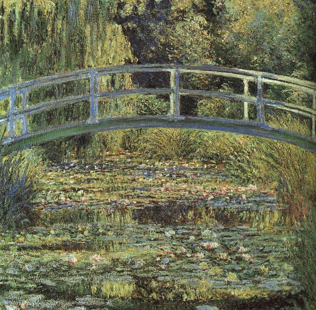 Waterlilies and Japanese Bridge, Claude Monet